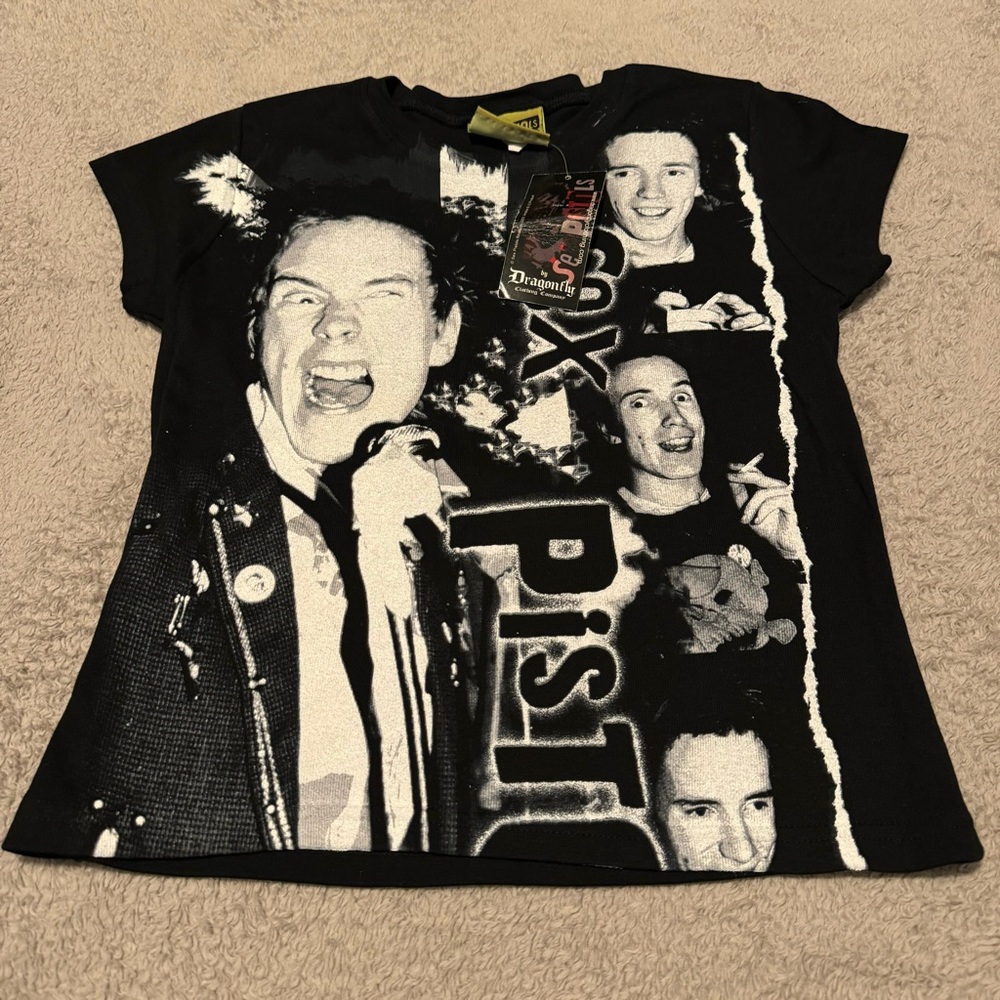 Sex Pistols Vintage Y2K T-shirt Women M Punk Rock